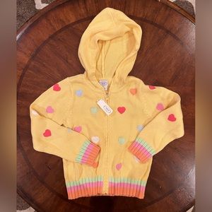 Talbots Kids Cardigan Zip Sweater. NWT. Size 8.